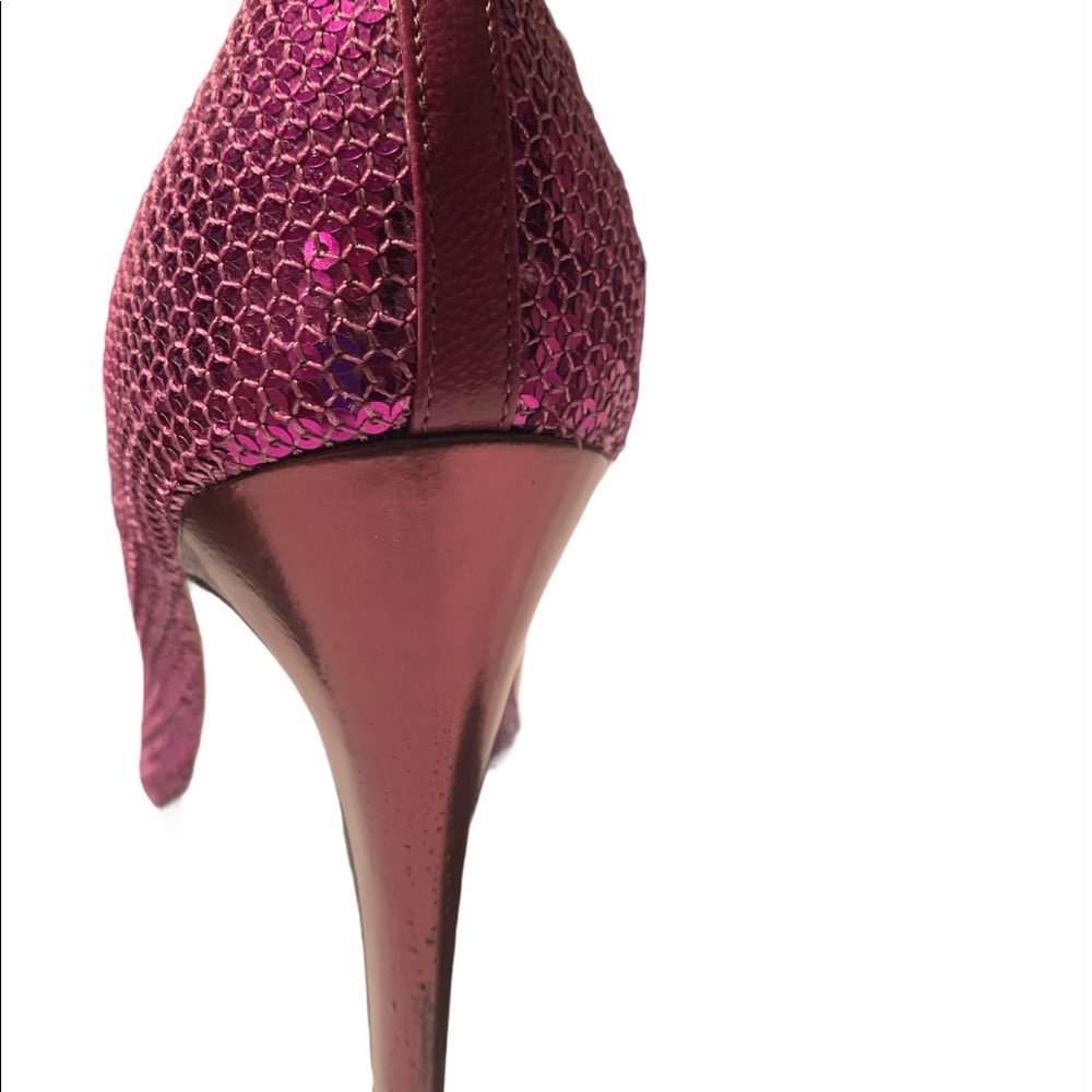 ⭐️Cole Haan Chelsea Purple Sequin Heel Pump⭐️ - Picture 11 of 14